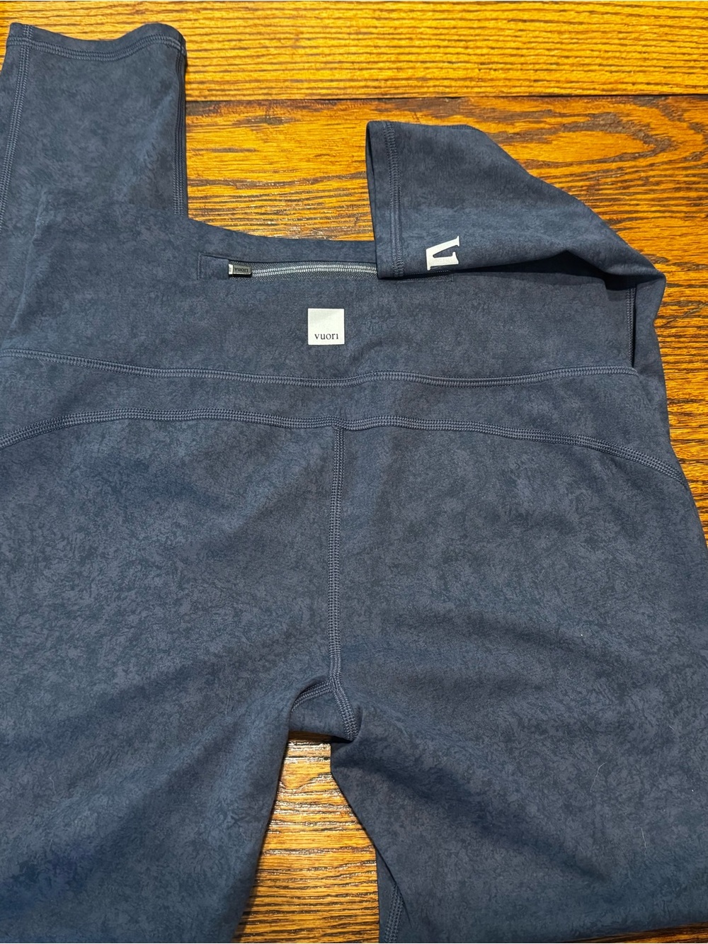 Vuori patterned Slate Blue Performance Leggings